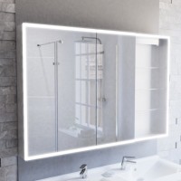 Armoire de salle de bain avec miroir lumineux